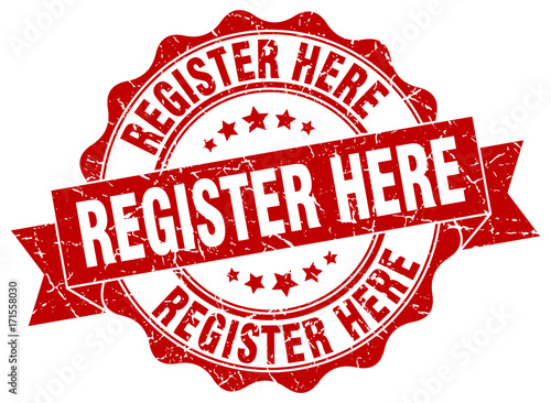 register here stamp. sign. seal