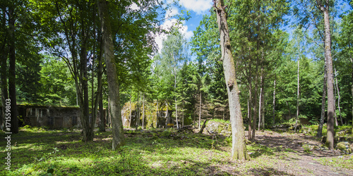 Foto Wolf's Lair, Bunker in Poland - German Nazi's Second World War WWI heritage, dem