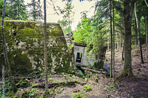Wolf's Lair, Bunker in Poland - German Nazi's Second World War WWI heritage, demolished at the end of the war