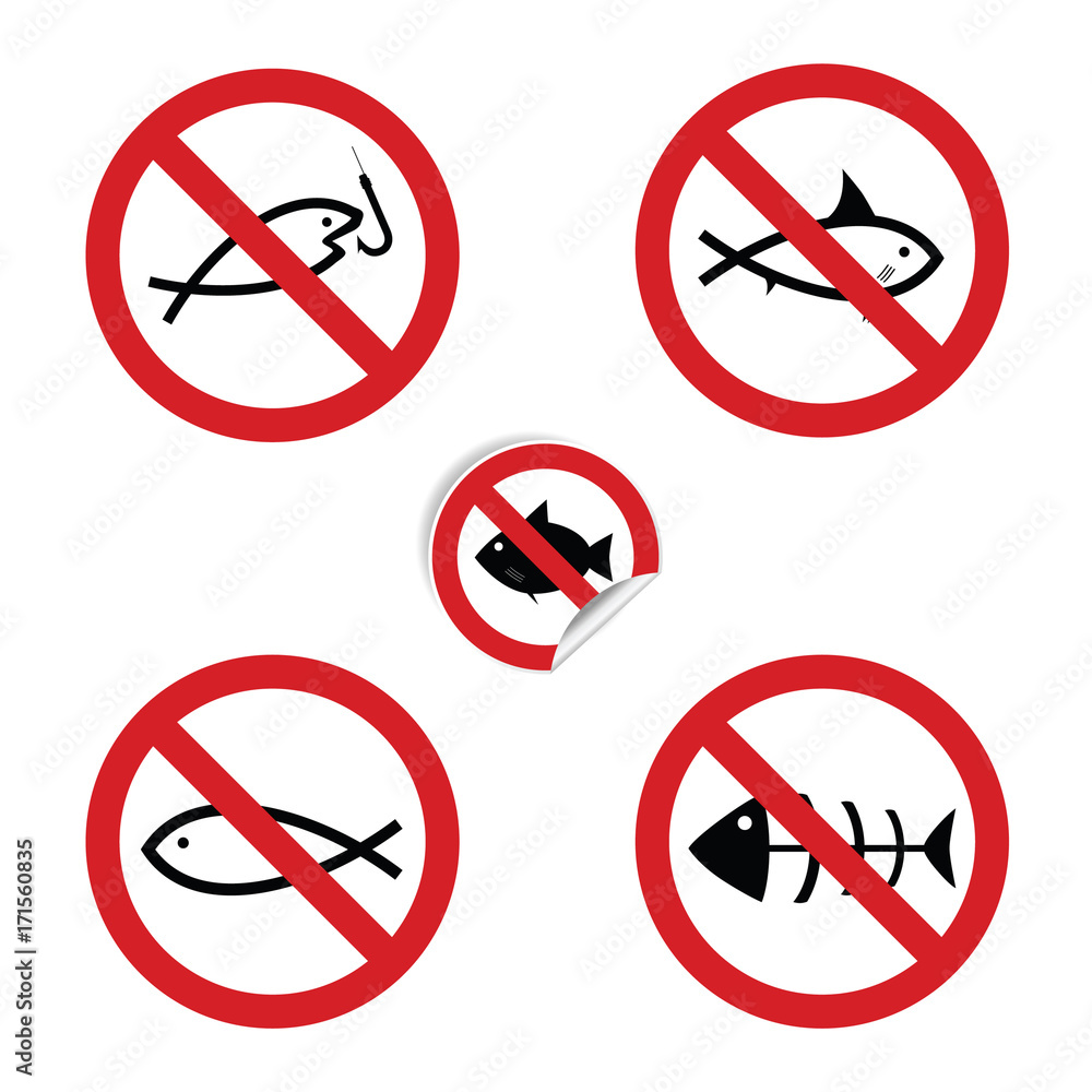 fish sign in red color illustration fish sign in red color illustration