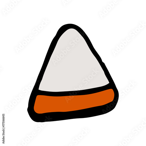 Hand Drawn Halloween Set. Candy.