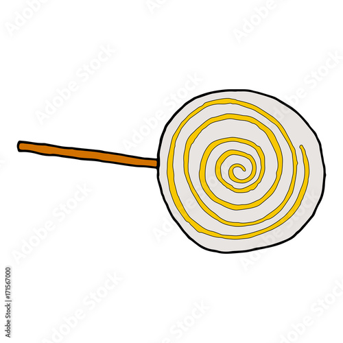 Hand Drawn Halloween Set. Candy.