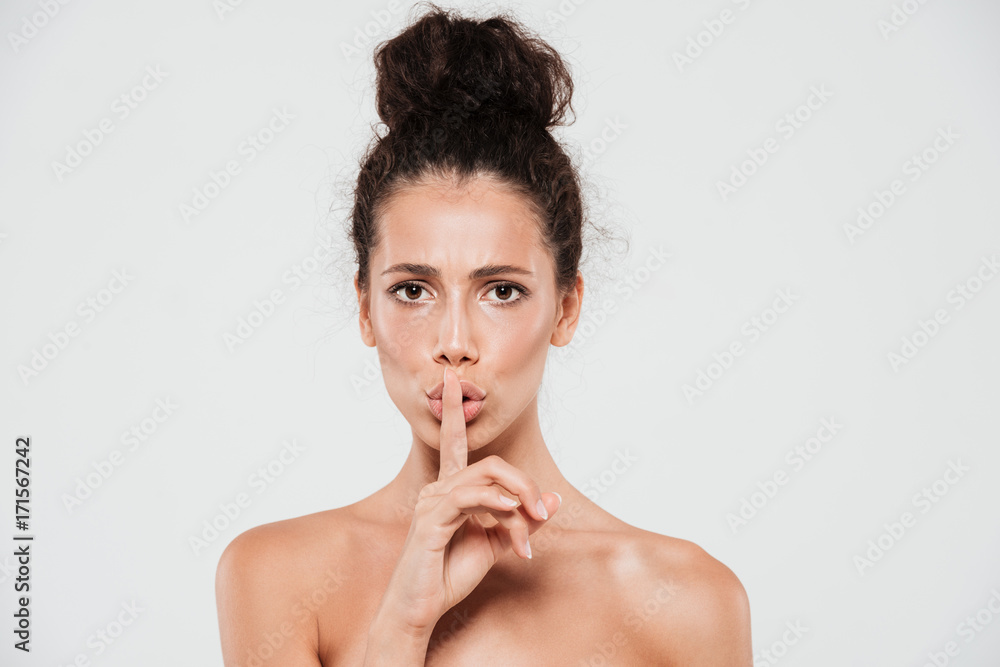 Beauty portrait of a young sensual woman Beauty portrait of a young sensual woman