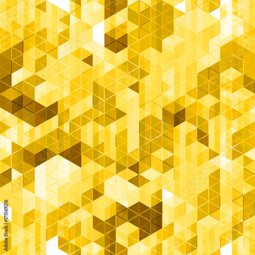 Abstract golden seamless pattern. Premium stock vector endless background.