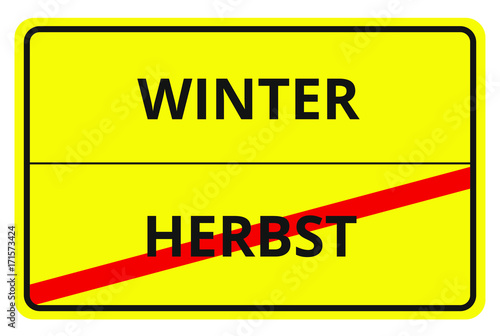 Winteranfang - Jahreszeitenwechsel