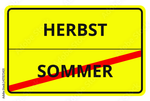Herbstanfang - Jahreszeitenwechsel