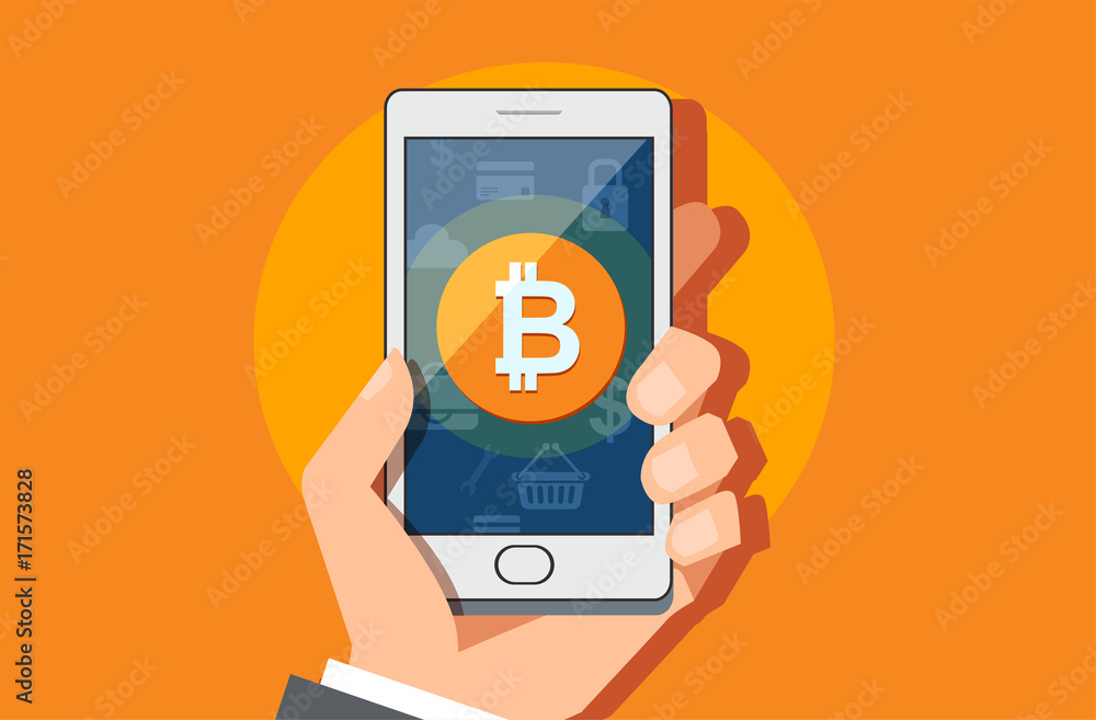 Business man hand holding smartphone Business man hand holding smartphone