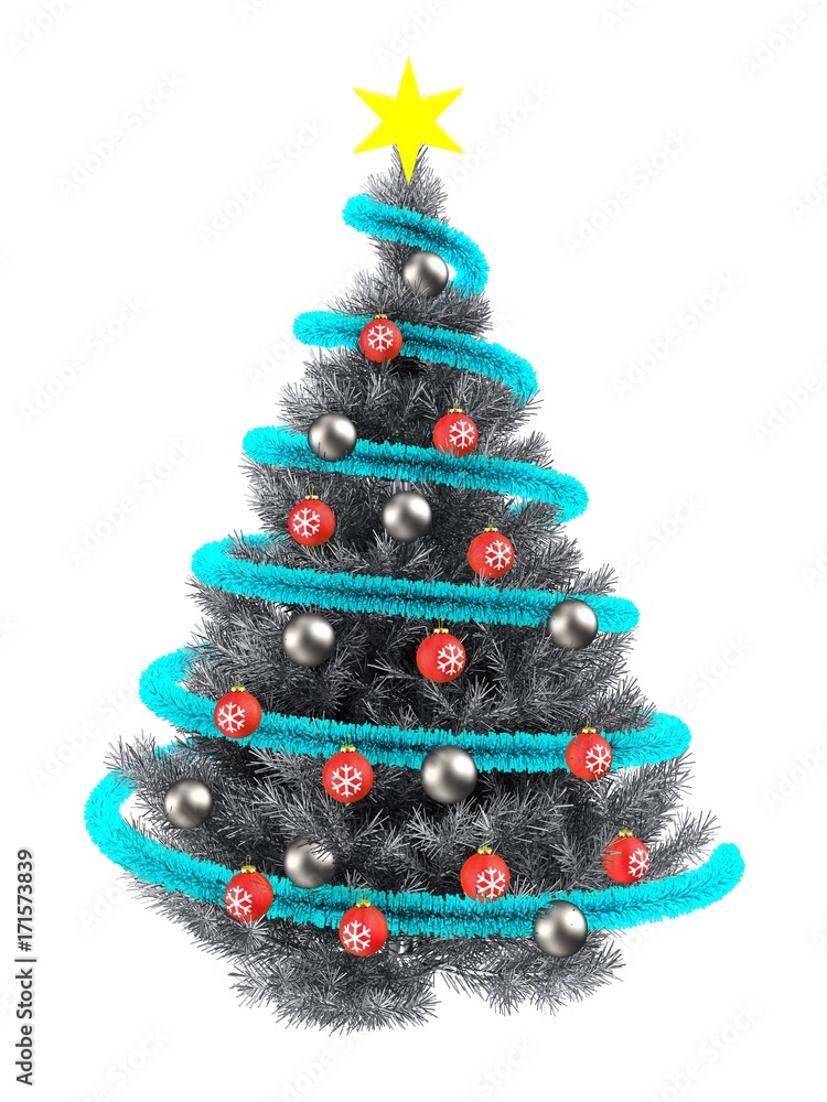 3d with tinsel 3d with tinsel