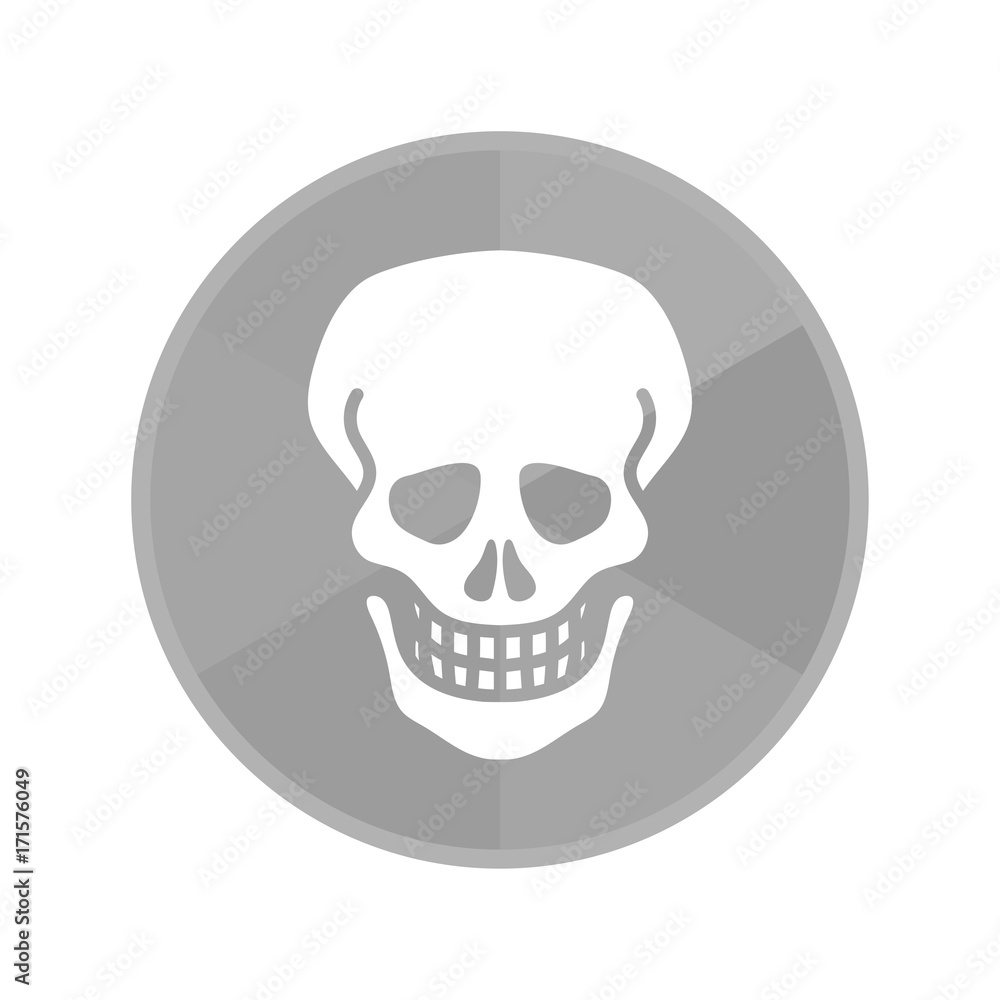 Kreis Icon - Totenkopf Kreis Icon - Totenkopf