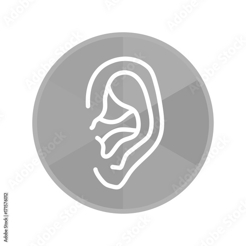 Kreis Icon - Gehör Kontur