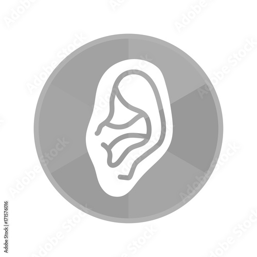 Kreis Icon - Ohrenarzt-Symbol