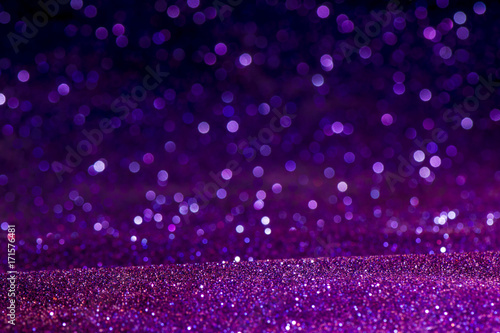 purple abstract background with bokeh defocused lights christmas