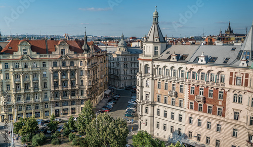 Classical buildings in Prague
