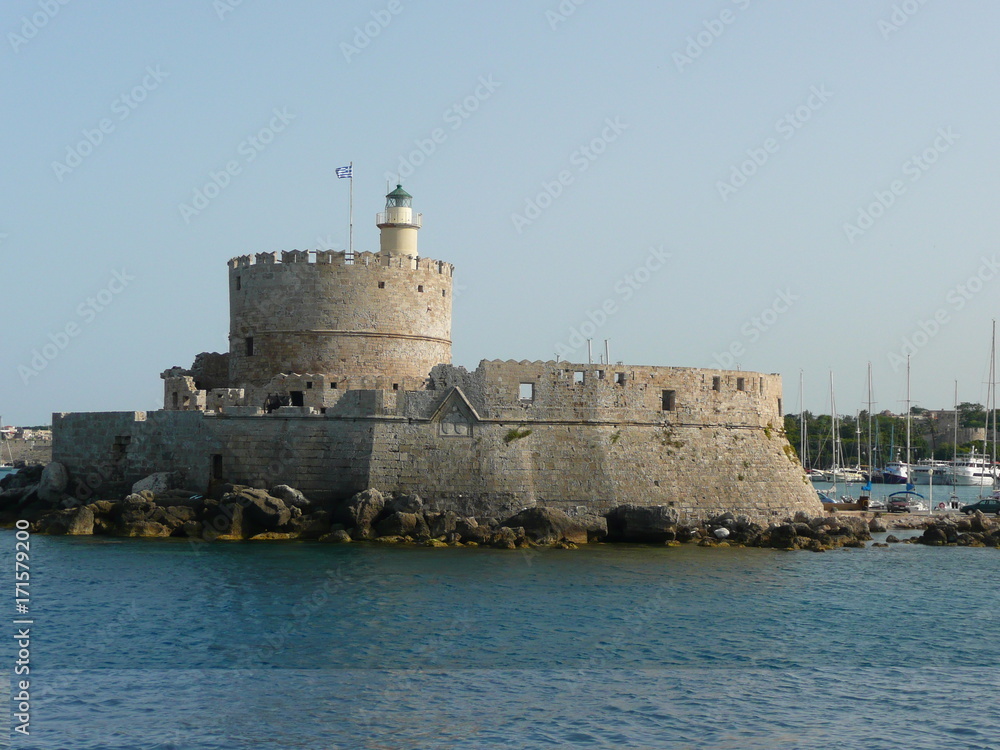 Fort on the sea, Rhodes