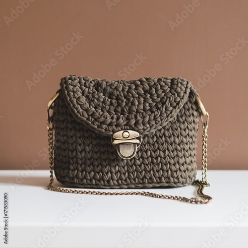 Fashion textile female handbag