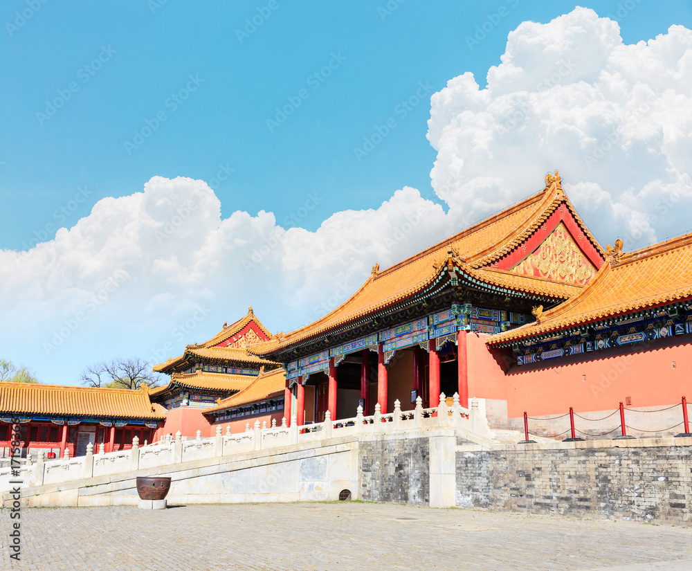 royal palaces of the Forbidden City in Beijing,China royal palaces of the Forbidden City in Beijing,China
