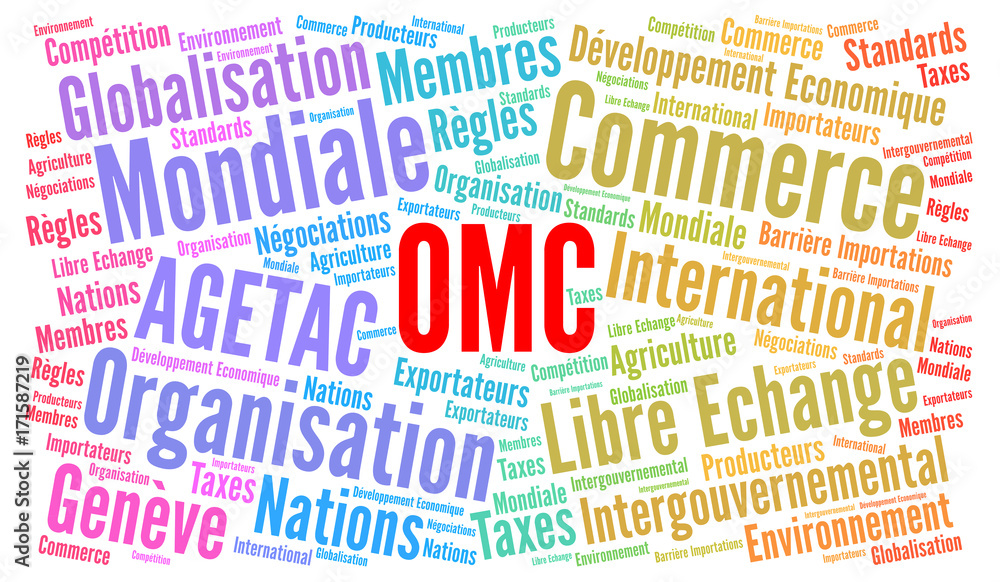 OMC, nuage de mots OMC, nuage de mots