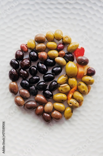 olives verte noir degustation