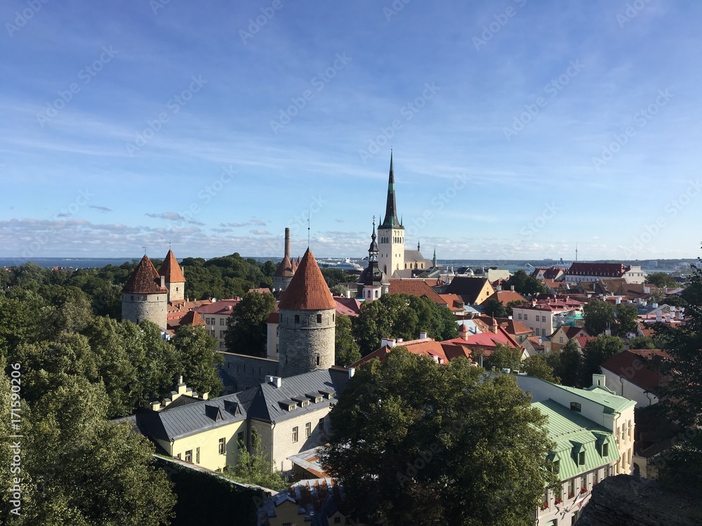 Старый Таллинн в солнечный день