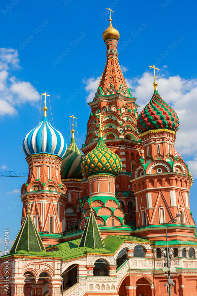 temple of the Basil of Blessed in Moscow temple of the Basil of Blessed in Moscow
