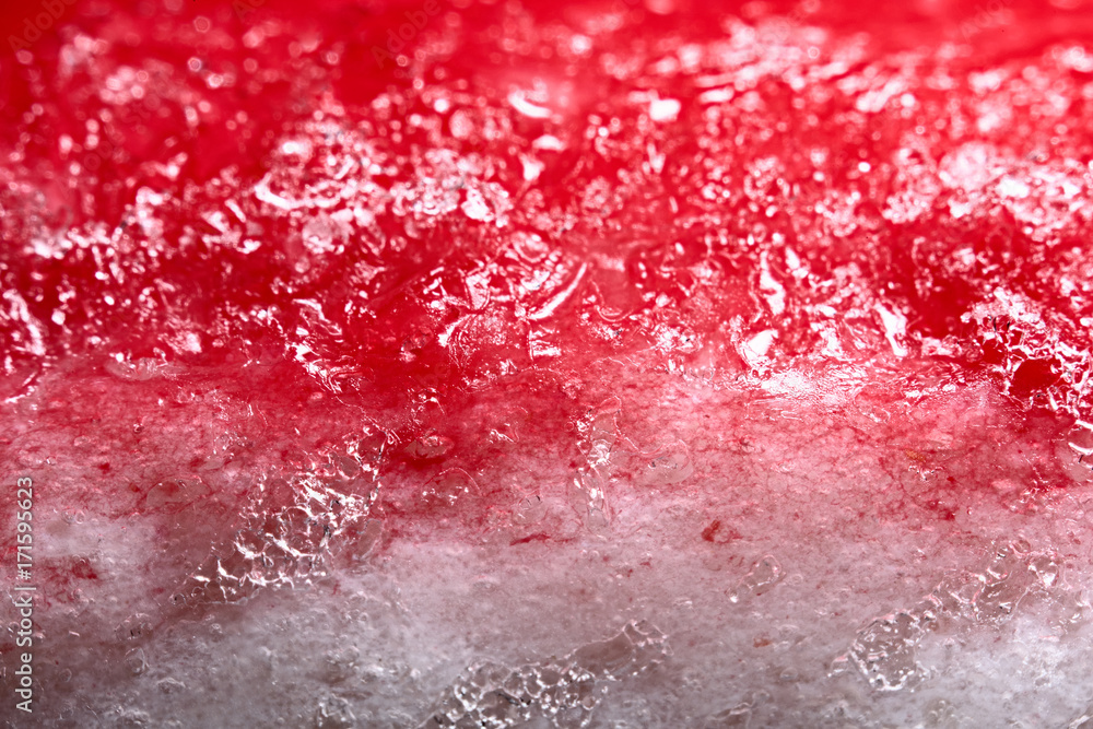 Macro texture of frozen crab sticks Macro texture of frozen crab sticks