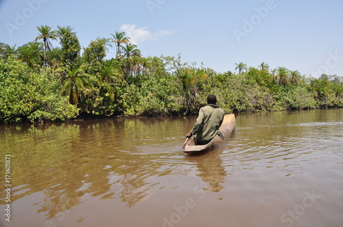 On the Mupa river. Mozambique