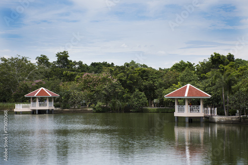 Sri Nakhon Khuean Khan Park and Botanical Garden or khung bang kachao park at Samut Prakan, Thailand