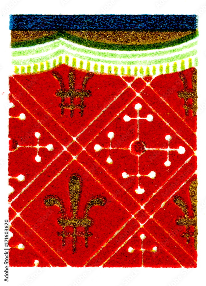 Ornament from medieval Italian miniature (from Meyers Lexikon, 1896, 13/248/249) Ornament from medieval Italian miniature (from Meyers Lexikon, 1896, 13/248/249)