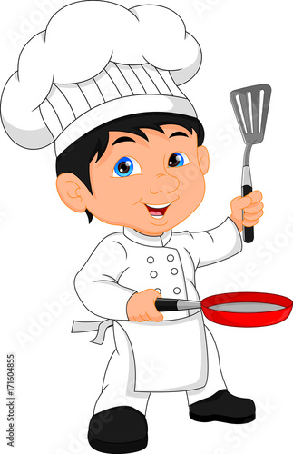 boy chef cartoon 