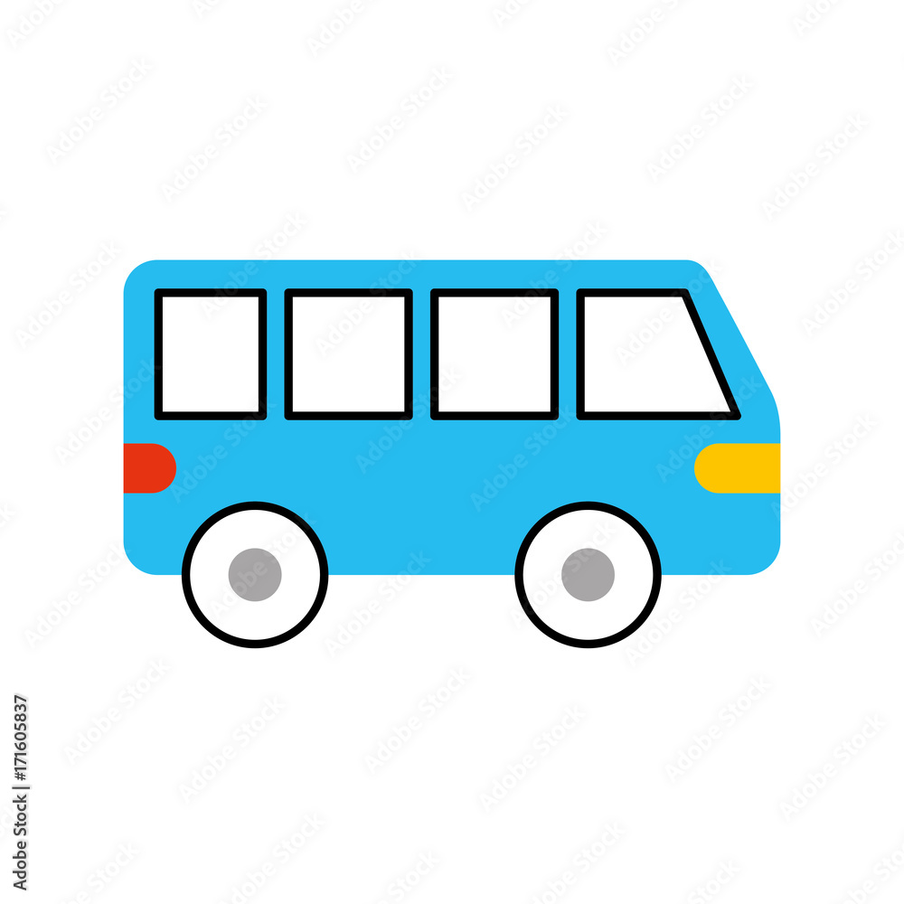van car transport vehicle motor wheel vector illustration van car transport vehicle motor wheel vector illustration