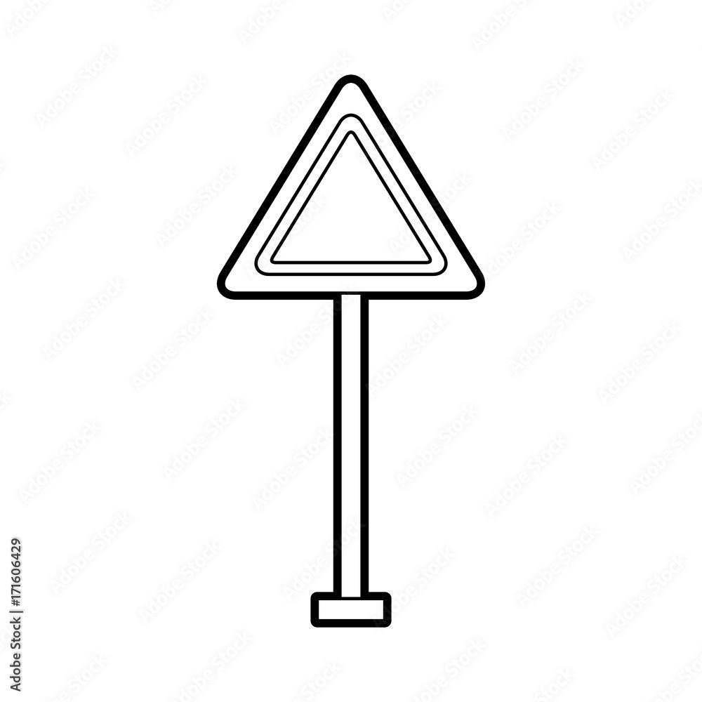 traffic signal warning caution attention blank vector illustration traffic signal warning caution attention blank vector illustration