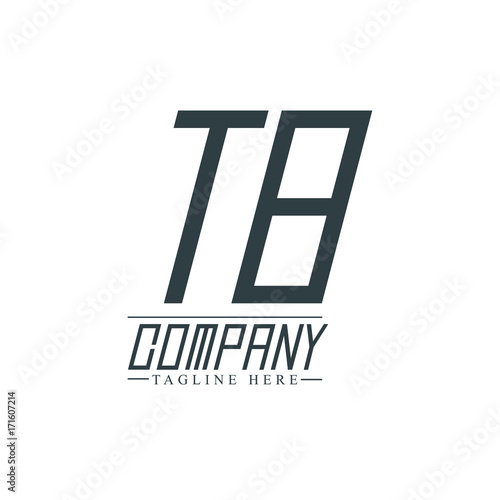 Initial Letter TB Design Logo Template