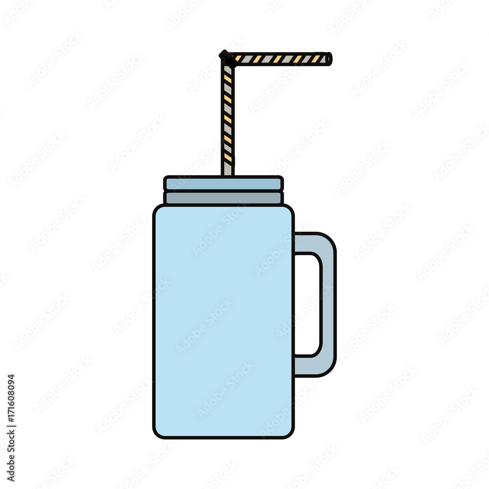glass jar icon over white background vector illustration glass jar icon over white background vector illustration