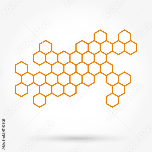 Honeycomb background texture