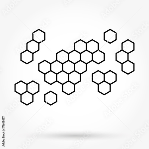 Honeycomb background texture