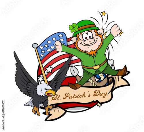 Patrick�s Day Cartoon Vector Graphics