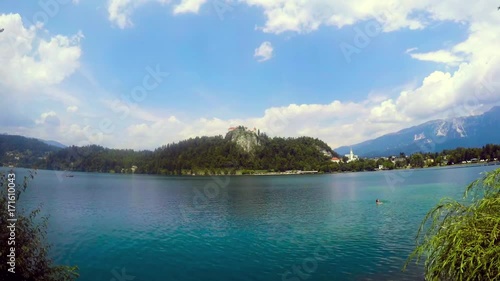 Wallpaper Mural Slovenia - view resort Lake Bled Timelapse. Torontodigital.ca