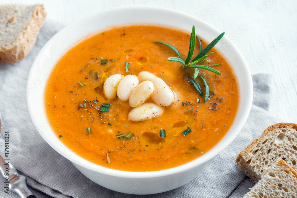 Bean and vegetable soup