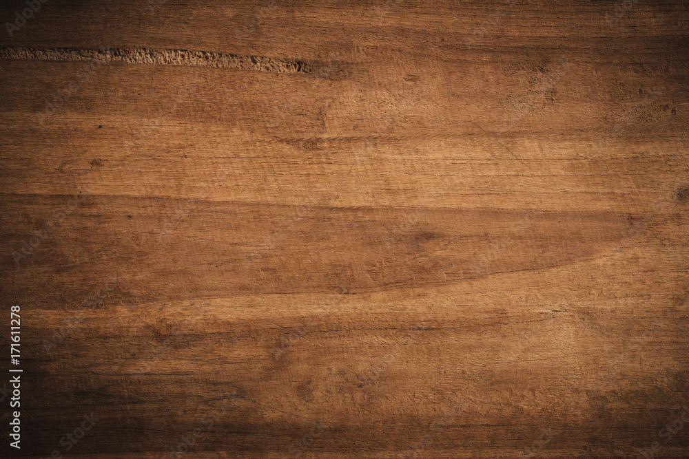 Fototapeta premium Old grunge dark textured wooden background,The surface of the old brown wood texture