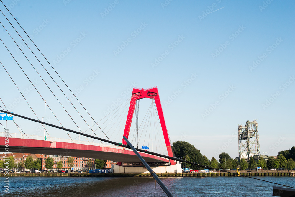 Fototapeta premium Bridge in Rotterdam