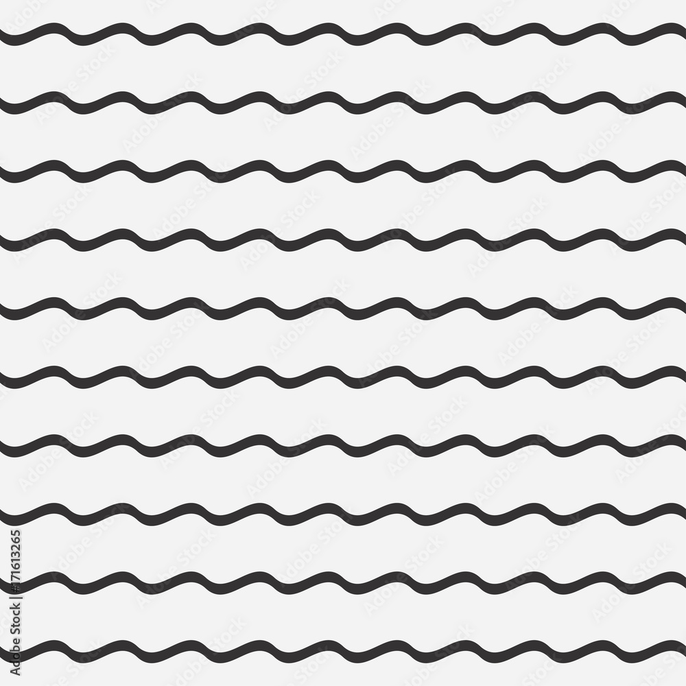 Wave lines seamless pattern. Horizontal curved strip. Vector background. Wave lines seamless pattern. Horizontal curved strip. Vector background.