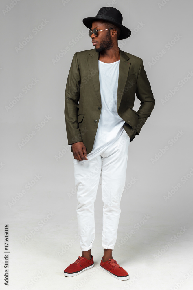 Stylish African-American black man Stylish African-American black man