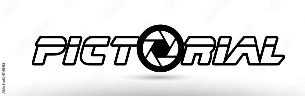 pictorial photography camera aperture text concept logo icon design pictorial photography camera aperture text concept logo icon design