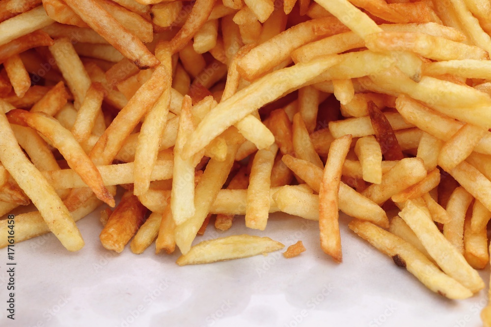 French fries at street food