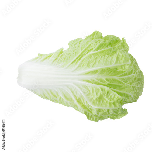 fresh chinese cabbage isolated on a white background