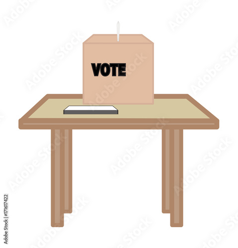 Voting Box in Polling Booth