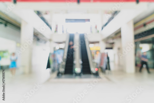 abstract blur and defocused in luxury shopping mall and retail store