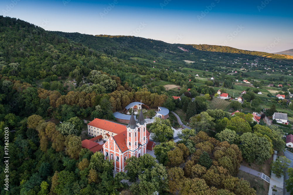 Huge church in Mariagyud, Hungary