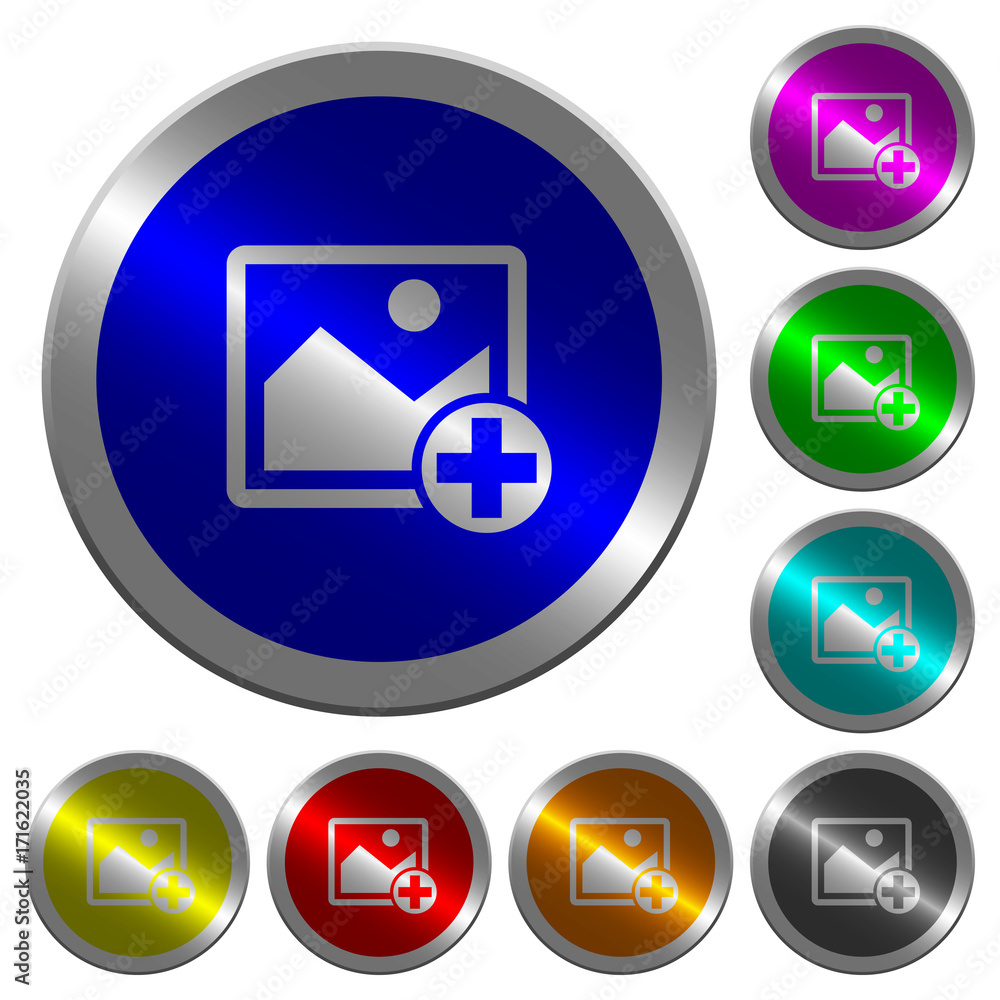 Add new image luminous coin-like round color buttons Add new image luminous coin-like round color buttons
