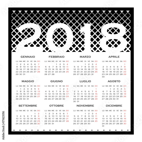Calendario 2018